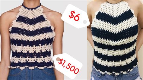 gucci crochet top pattern|My version of the $1500+ Gucci crochet top : r/crochet .